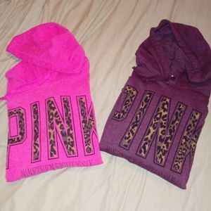 4 VS Pink game day hoodies